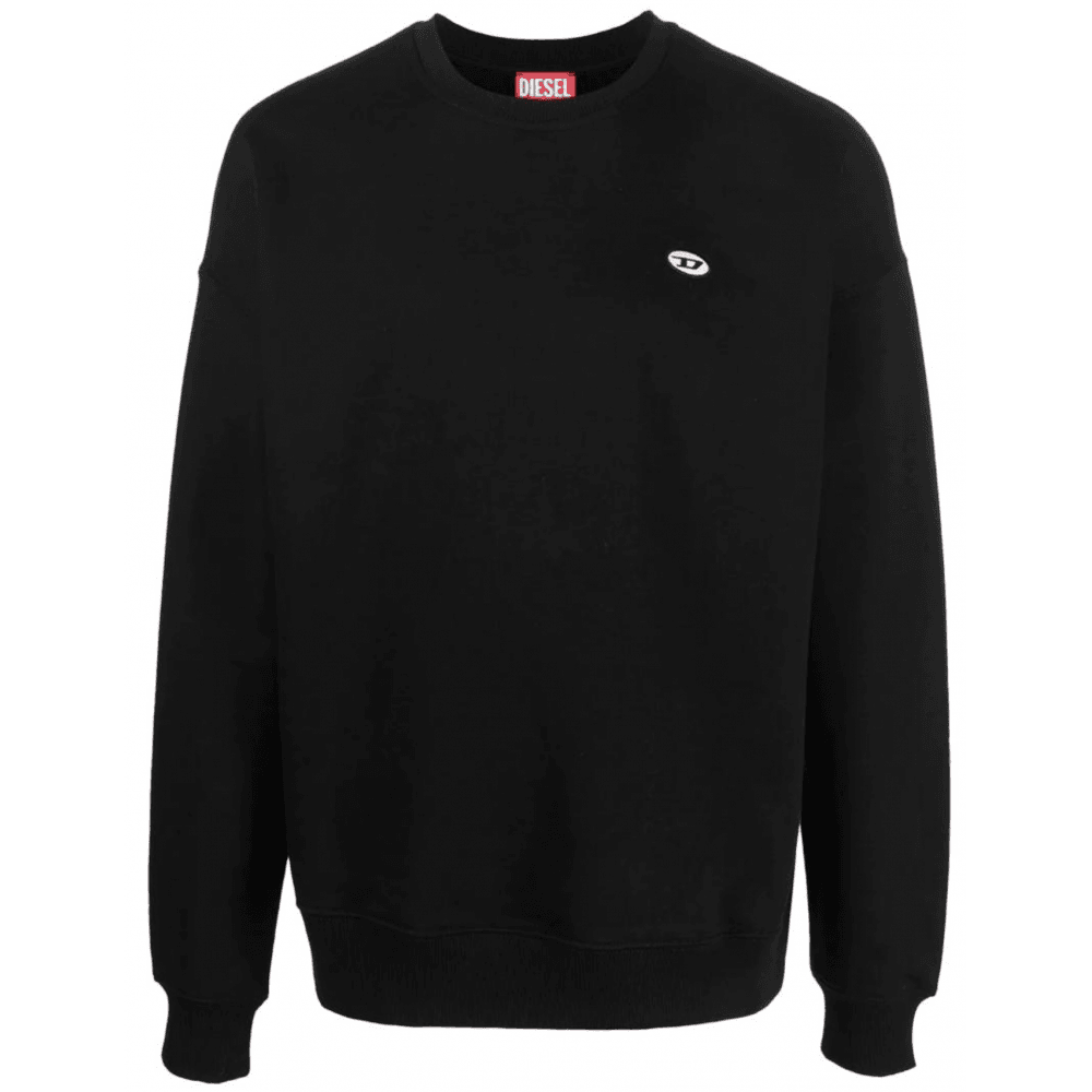 S-Doval Cotton Pullover Basic Logo Sweatshirt