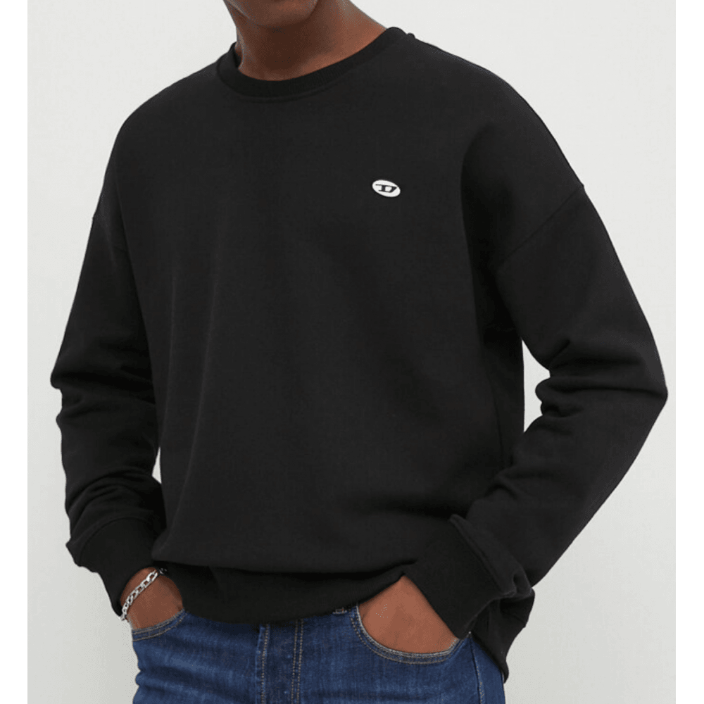 S-Doval Cotton Pullover Basic Logo Sweatshirt