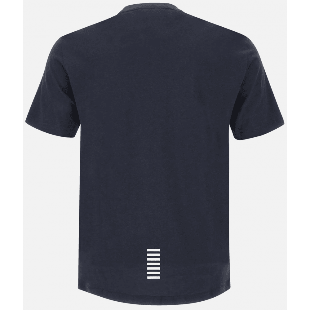 Cotton Basic Logo Deep Blue T-Shirt