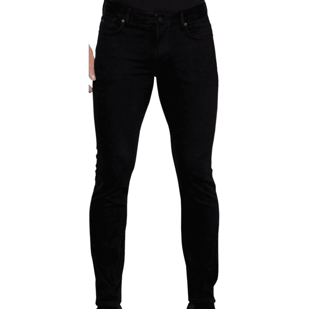 J06 Slim Fit Washed Black Jeans