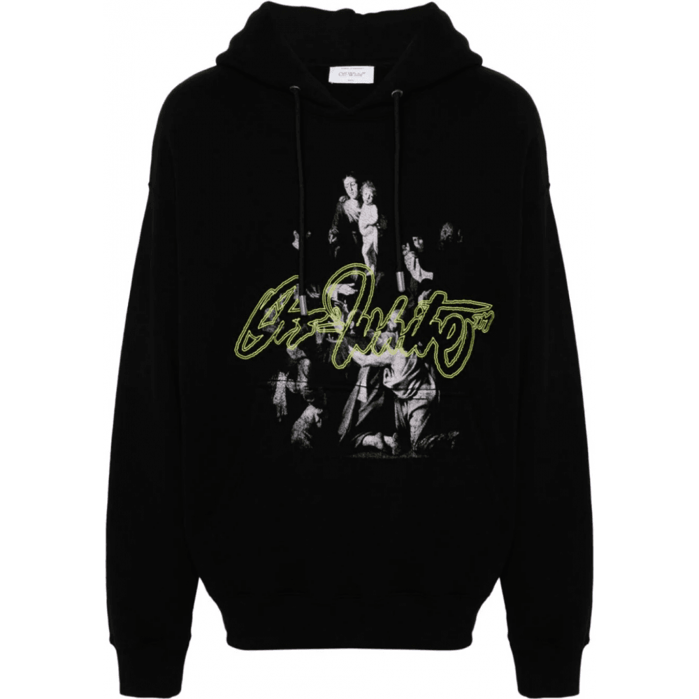Script Mary Logo Black Hoodie