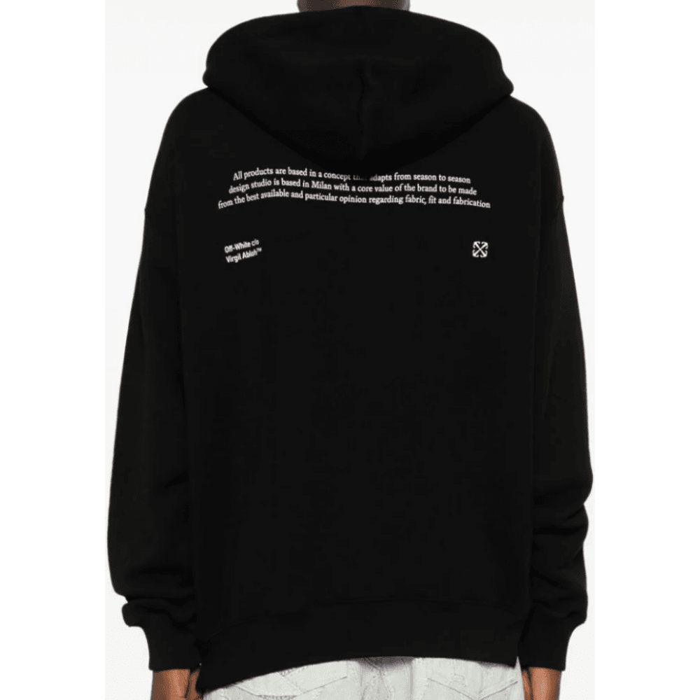 Script Mary Logo Black Hoodie