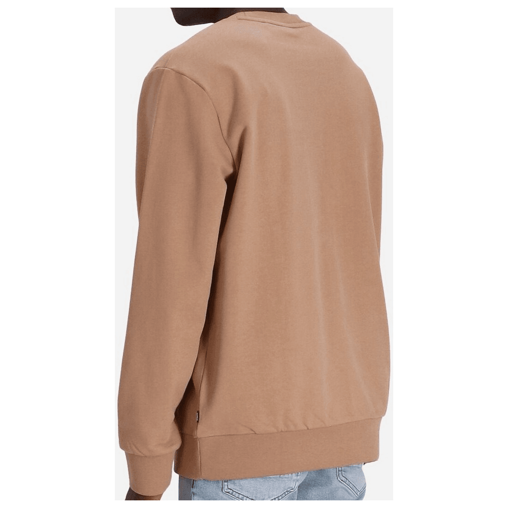 Soleri 02 Logo Print Brown Sweatshirt