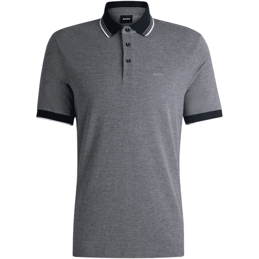 H-Prout Embroidered Logo Navy Polo Shirt