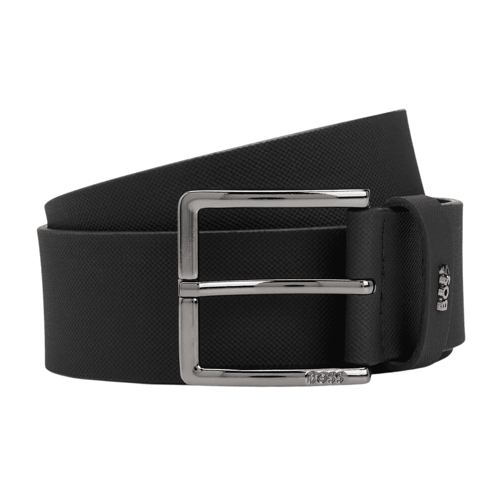 Ther-D-Boss Leather Black Belt