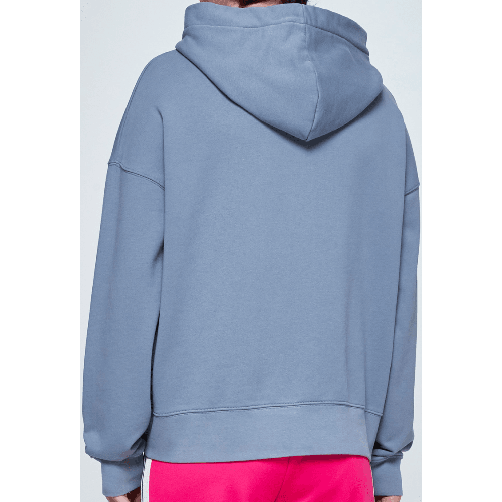 Neck Logo Blue/Pink Pullover Hoodie