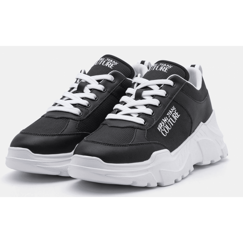 Speedtrack Black/White Sneaker Trainer