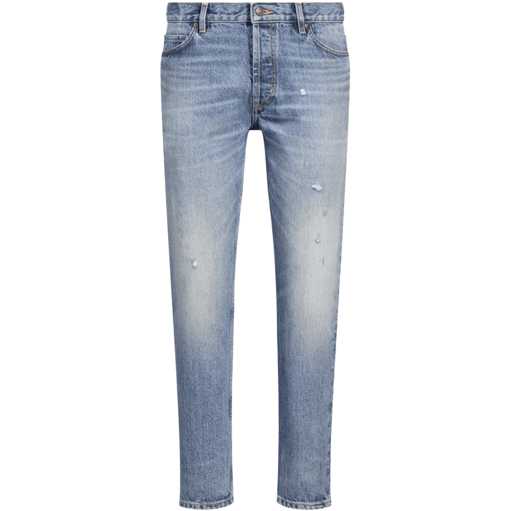 HUGO 634 Tapered Fit Blue Jeans