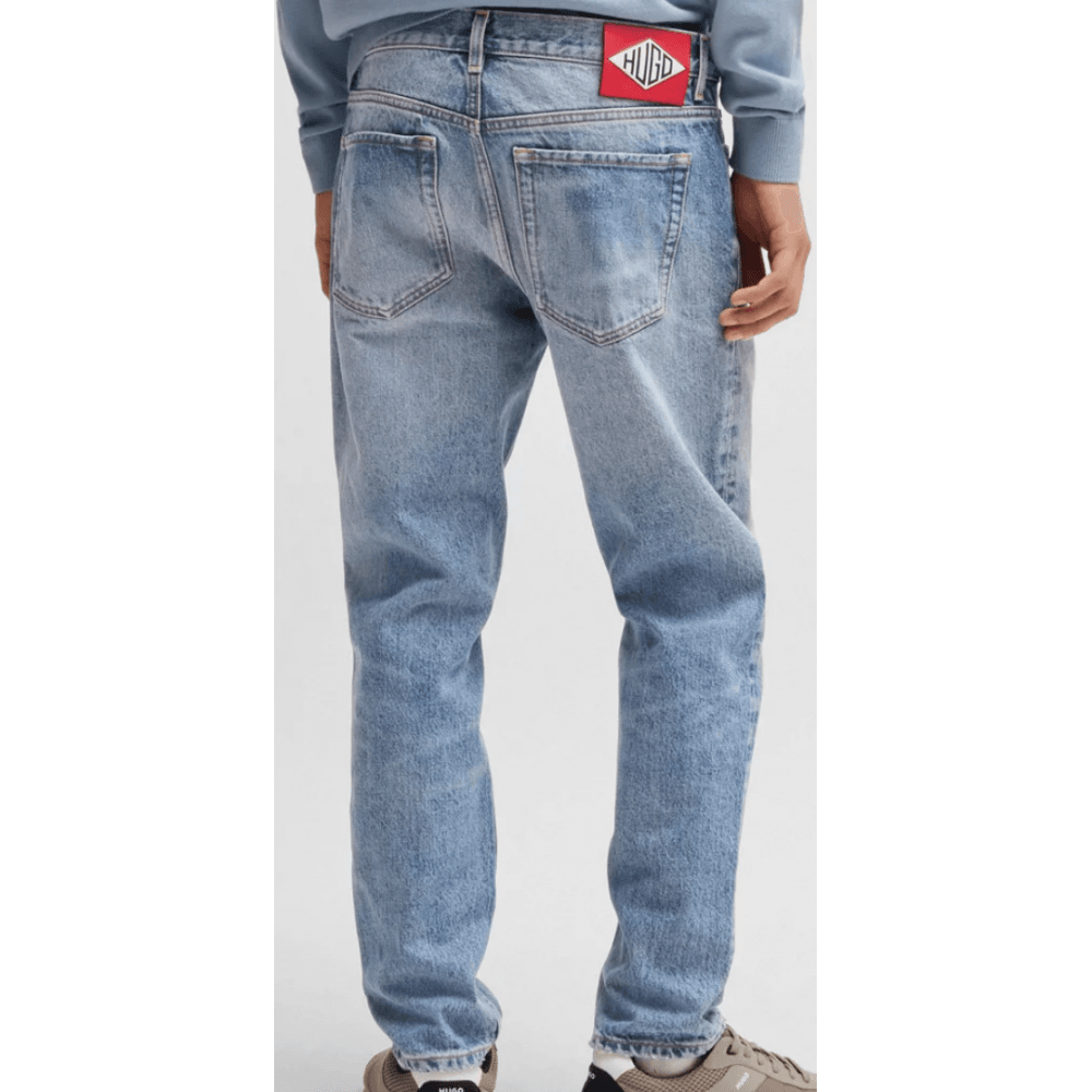 HUGO 634 Tapered Fit Blue Jeans