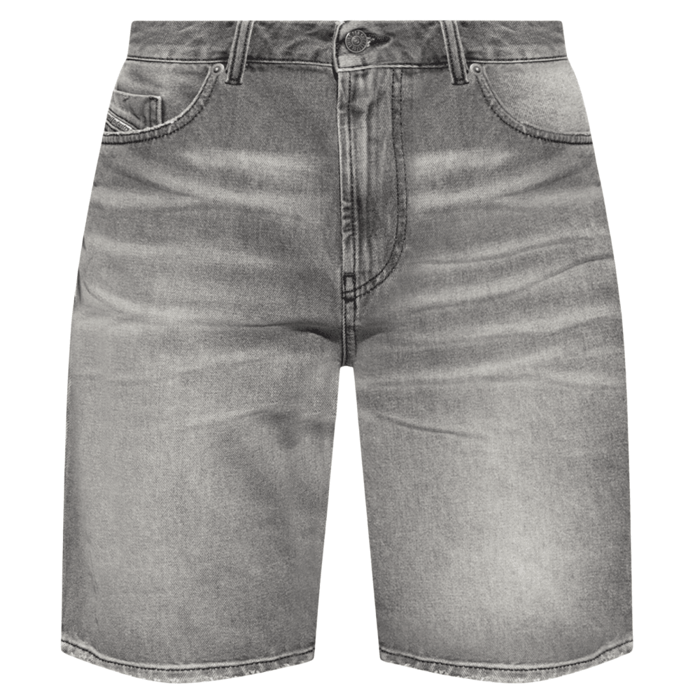 D-FIN Grey Denim Shorts