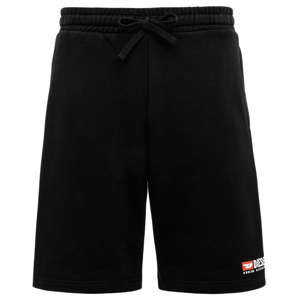 P-Crown-Div Cotton Black Shorts