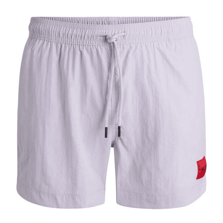 Dominca Print Logo Pink Swim Shorts