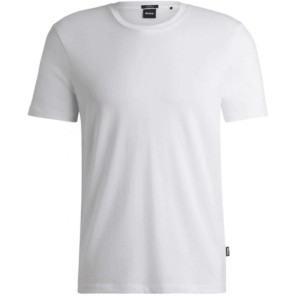 Tessler 150 Slim Fit White T-Shirt