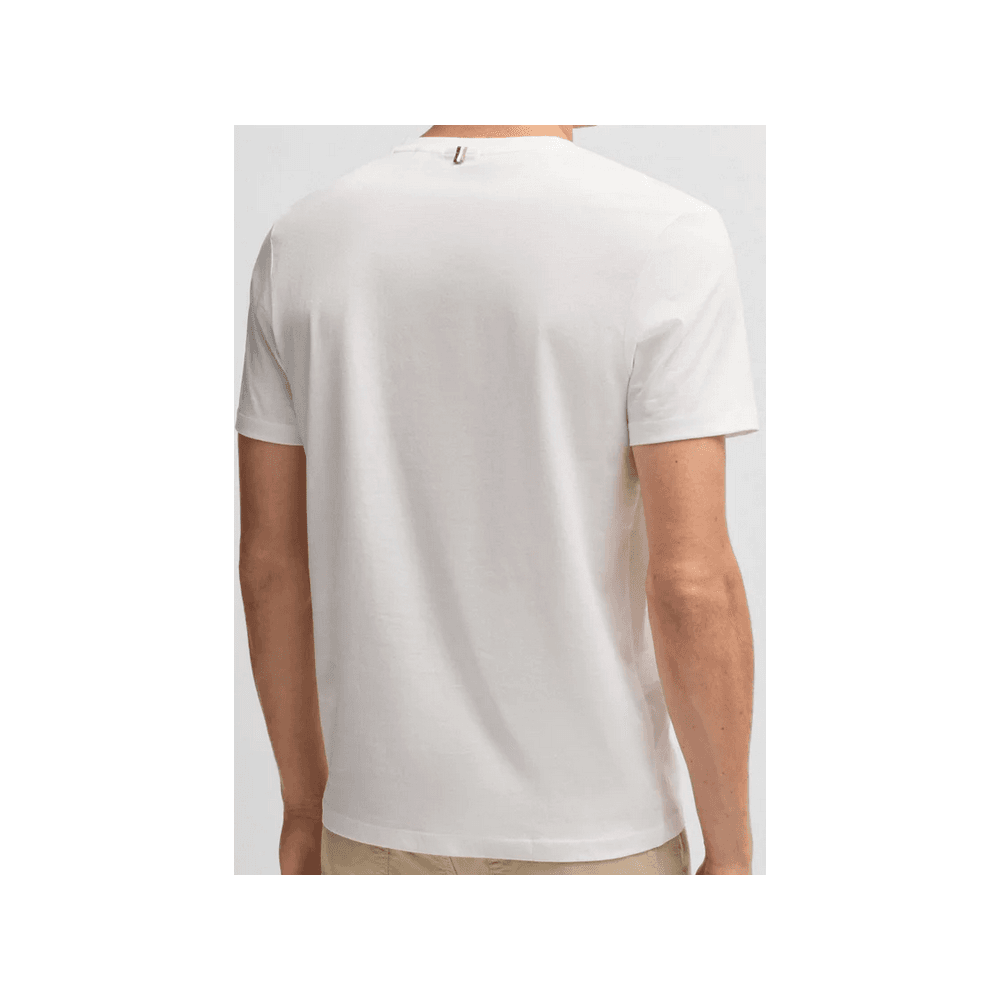 Tessler 150 Slim Fit White T-Shirt