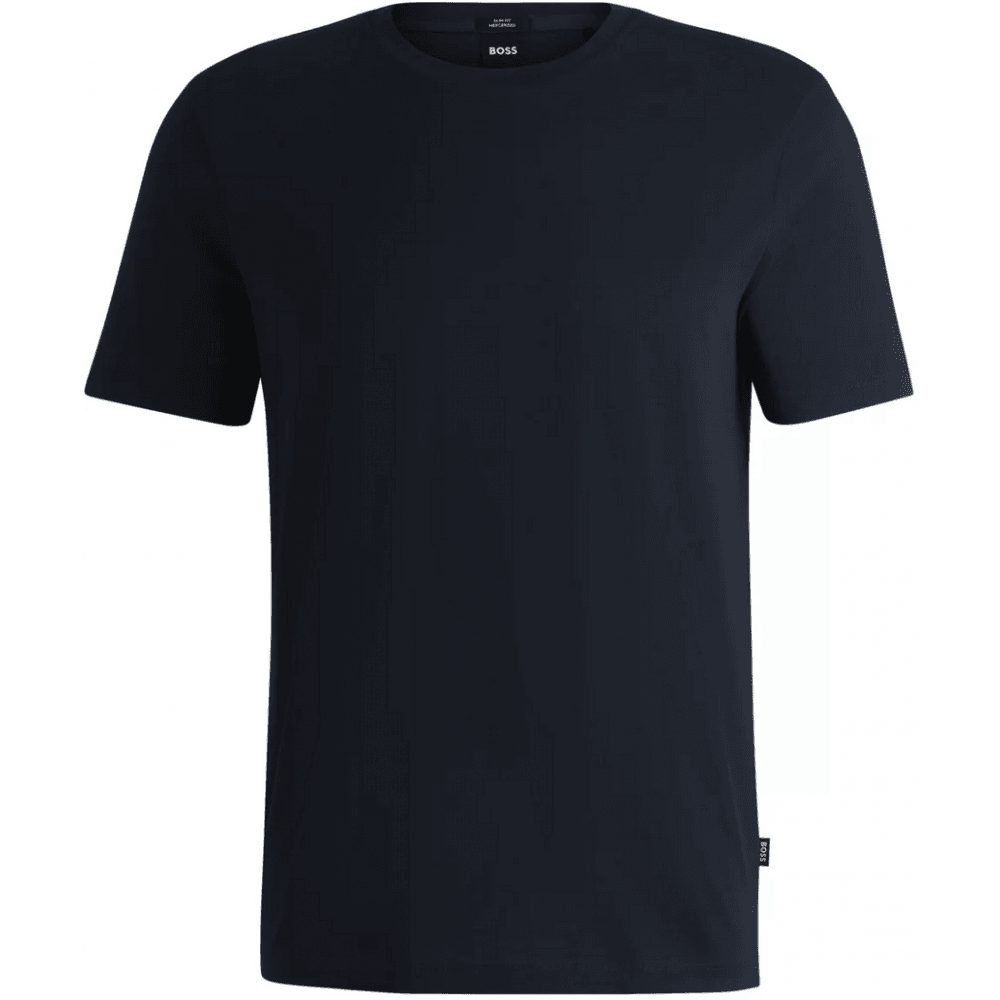 Tessler 150 Slim Fit Navy T-Shirt