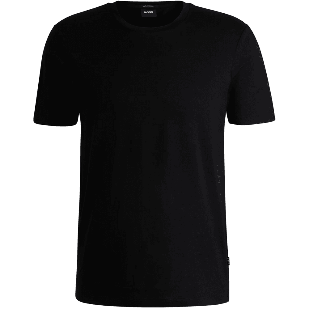 Tessler 150 Slim Fit Black T-Shirt