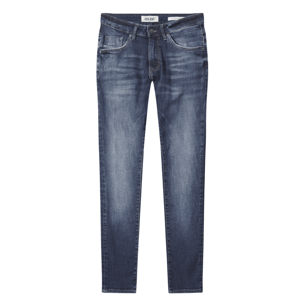 TODD 1020 Slim Fit Dark Blue Jeans