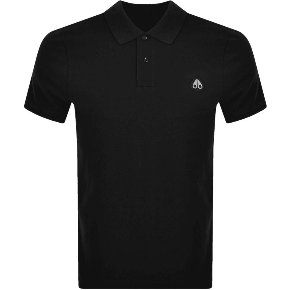 Everett Regular Fit Black Polo Shirt