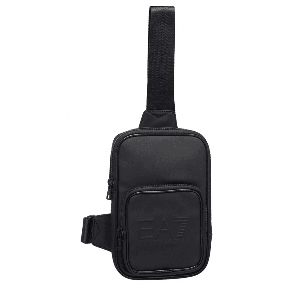 Eco Leather Black Sling Bag