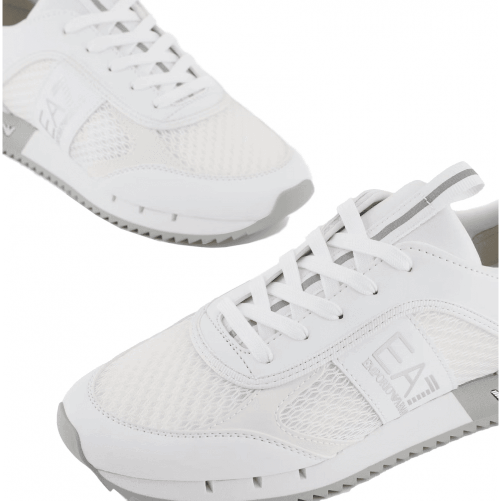 White Mesh Sneaker Trainer
