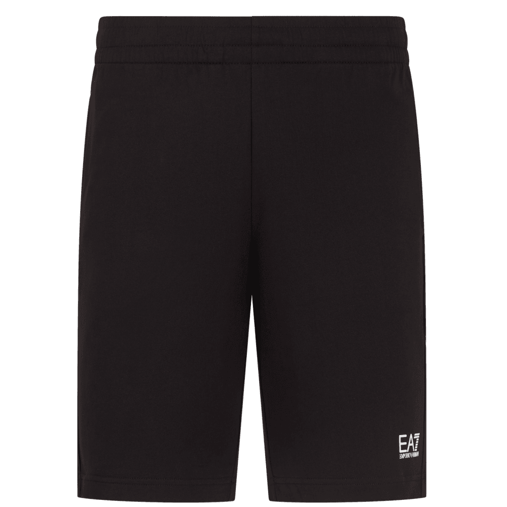 Core Id Black/White Cotton Shorts
