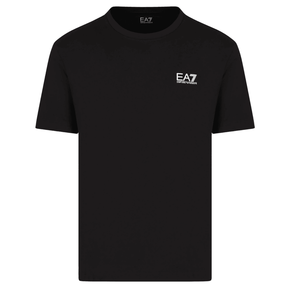 Cotton Basic Logo Black T-Shirt