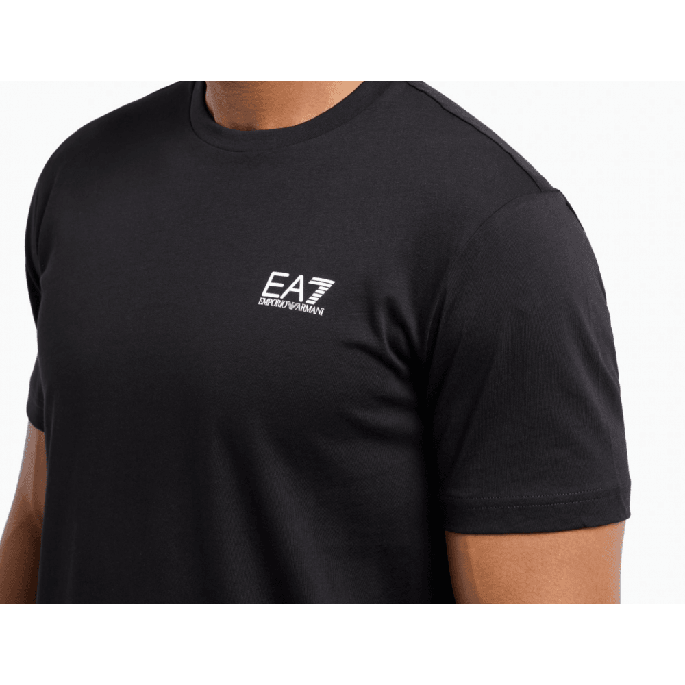 Cotton Basic Logo Black T-Shirt