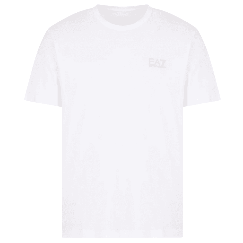 Cotton Basic Logo White T-Shirt