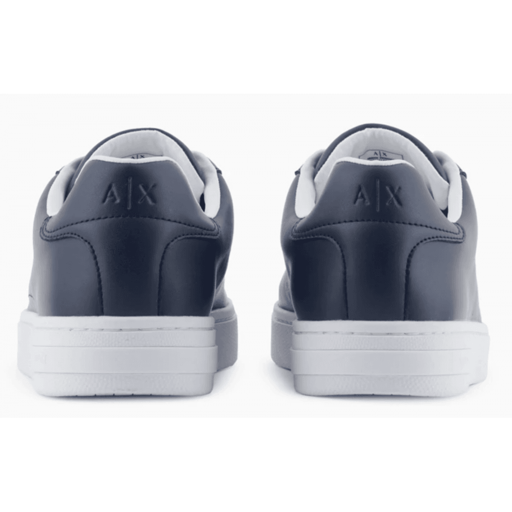 Leather Navy/White Sneaker Trainer