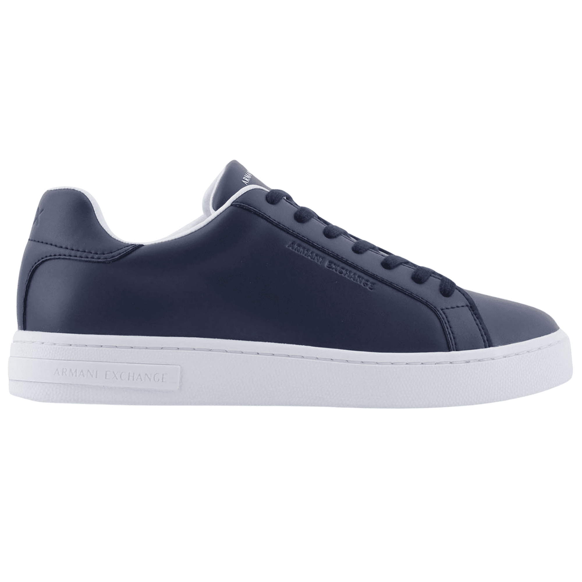 Leather Navy/White Sneaker Trainer