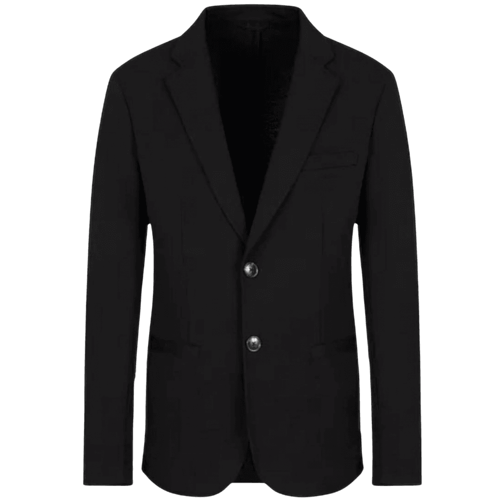 Technical Fabric Nylon Black Blazer