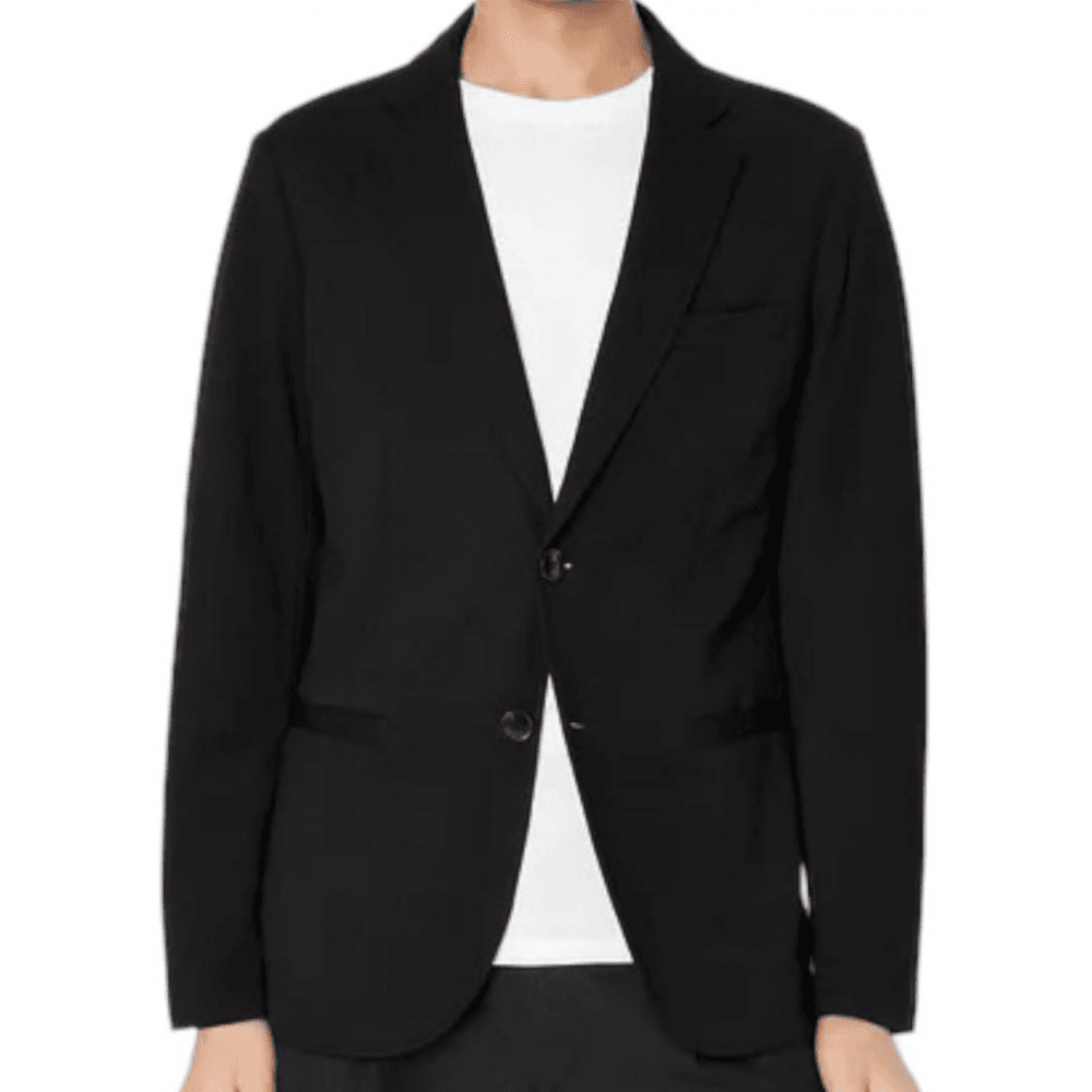 Technical Fabric Nylon Black Blazer