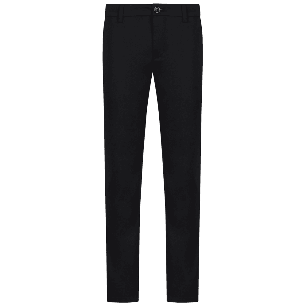 Slim Fit Black Chino Trouser