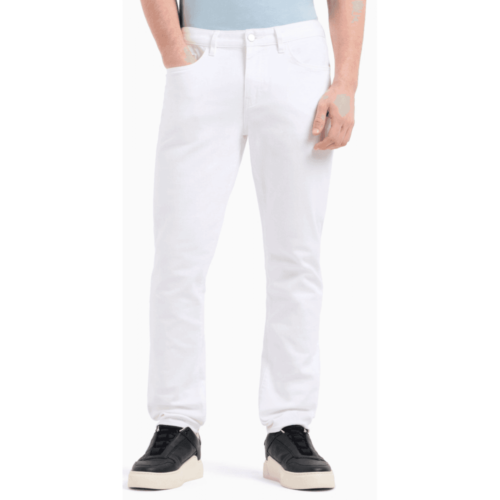 Skinny Fit White Jeans