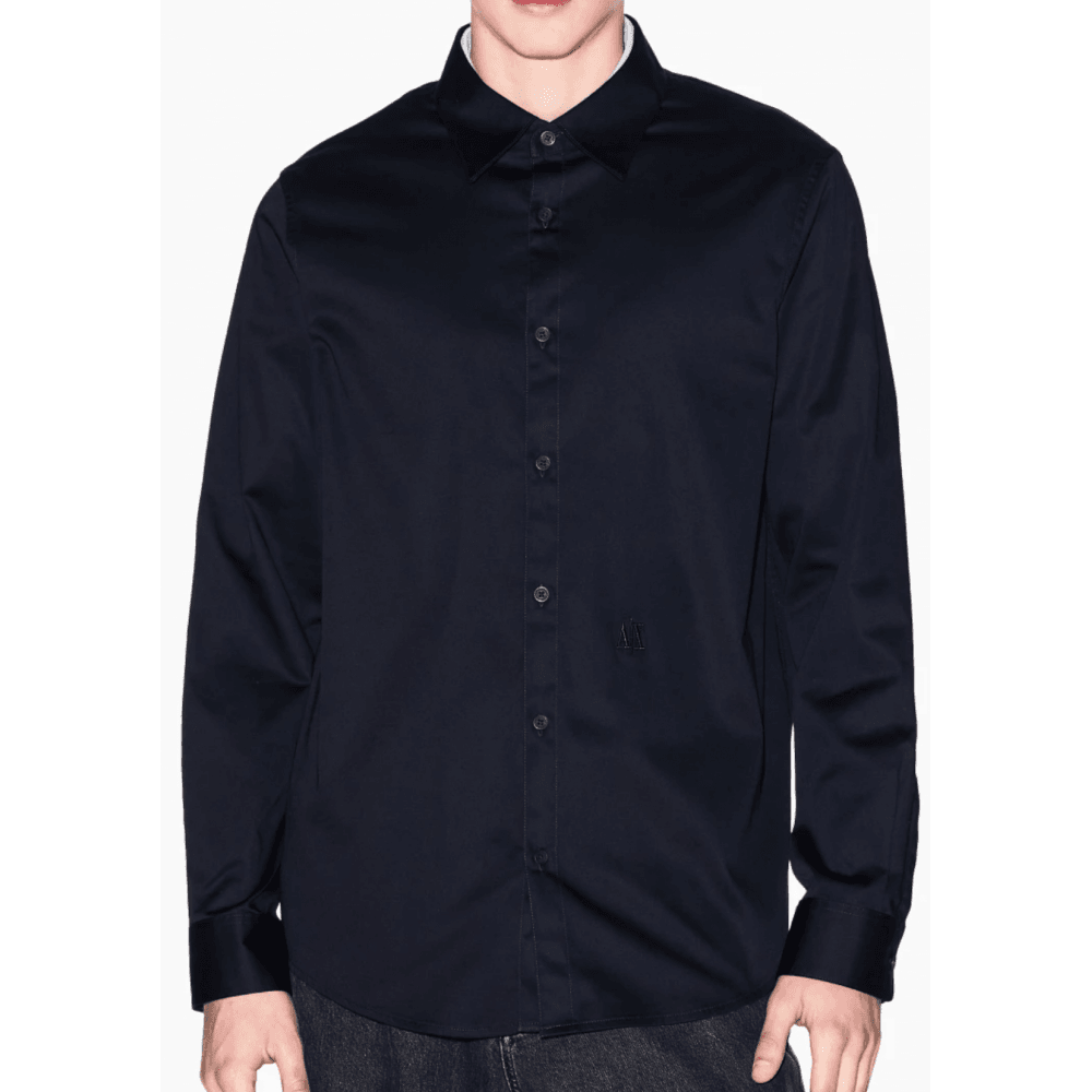 Classic Slim Fit Navy Shirt