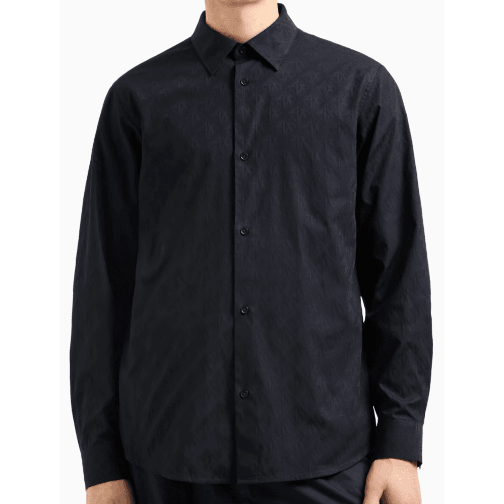 Monogram Logo Deep Navy Shirt