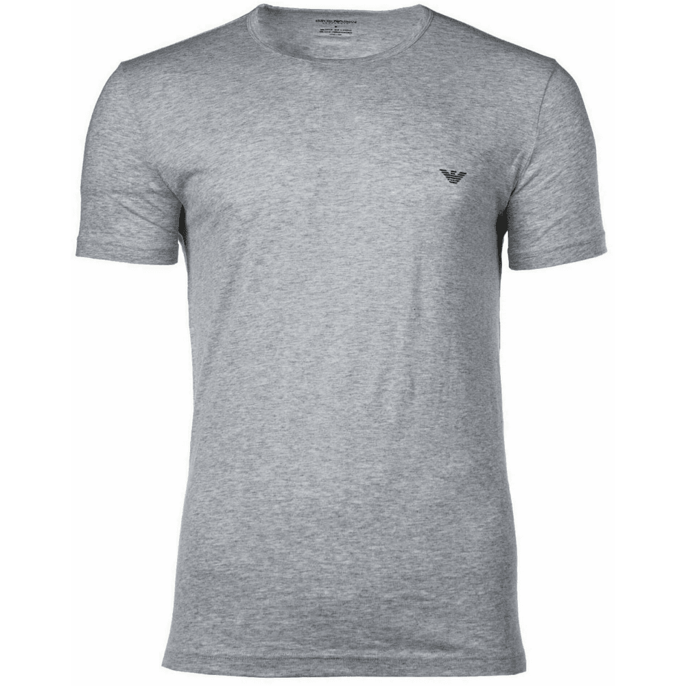 Cotton 2-Pack Round Neck Eagle Logo Grey/Red T-Shirt