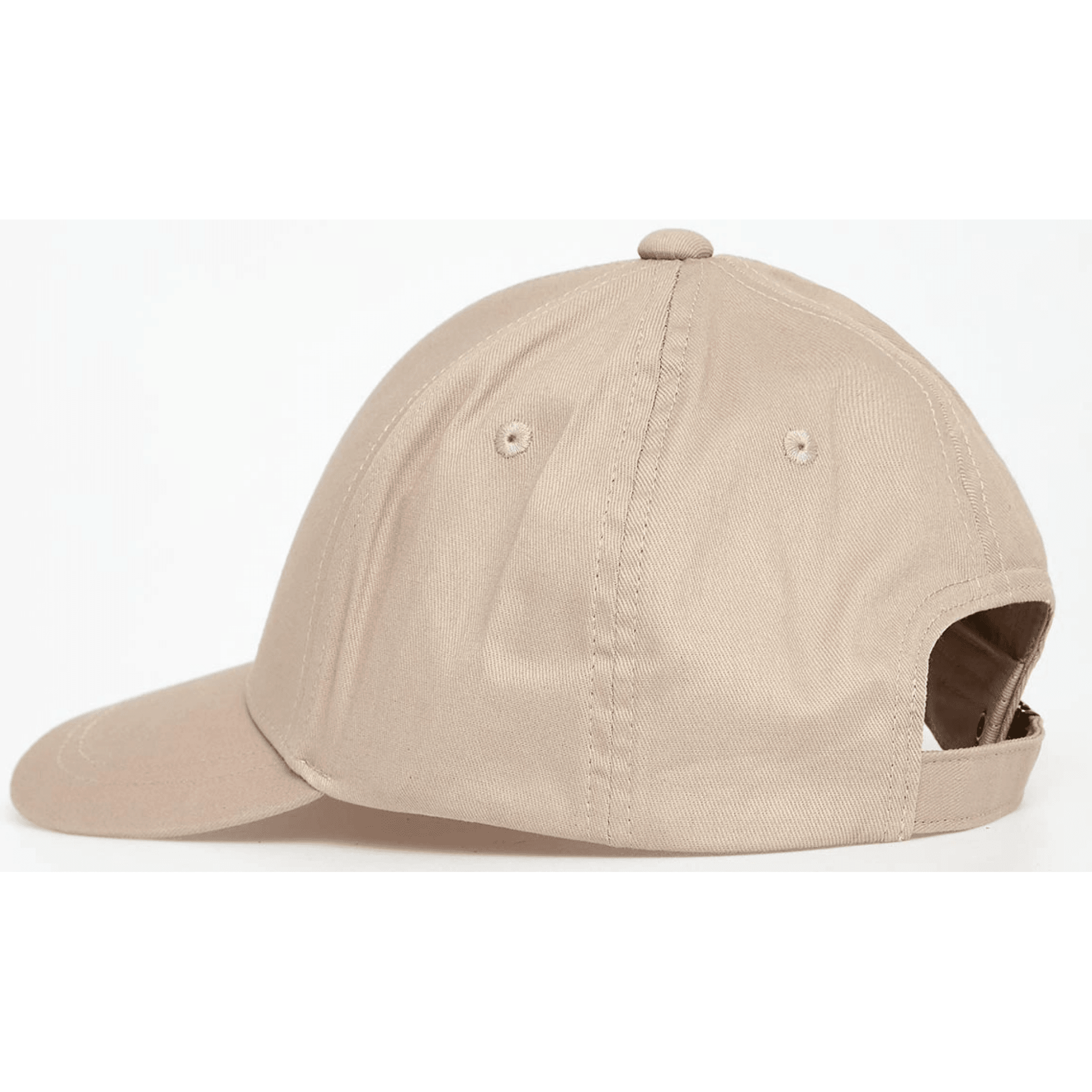 Embroidered Eagle Logo Beige Cap