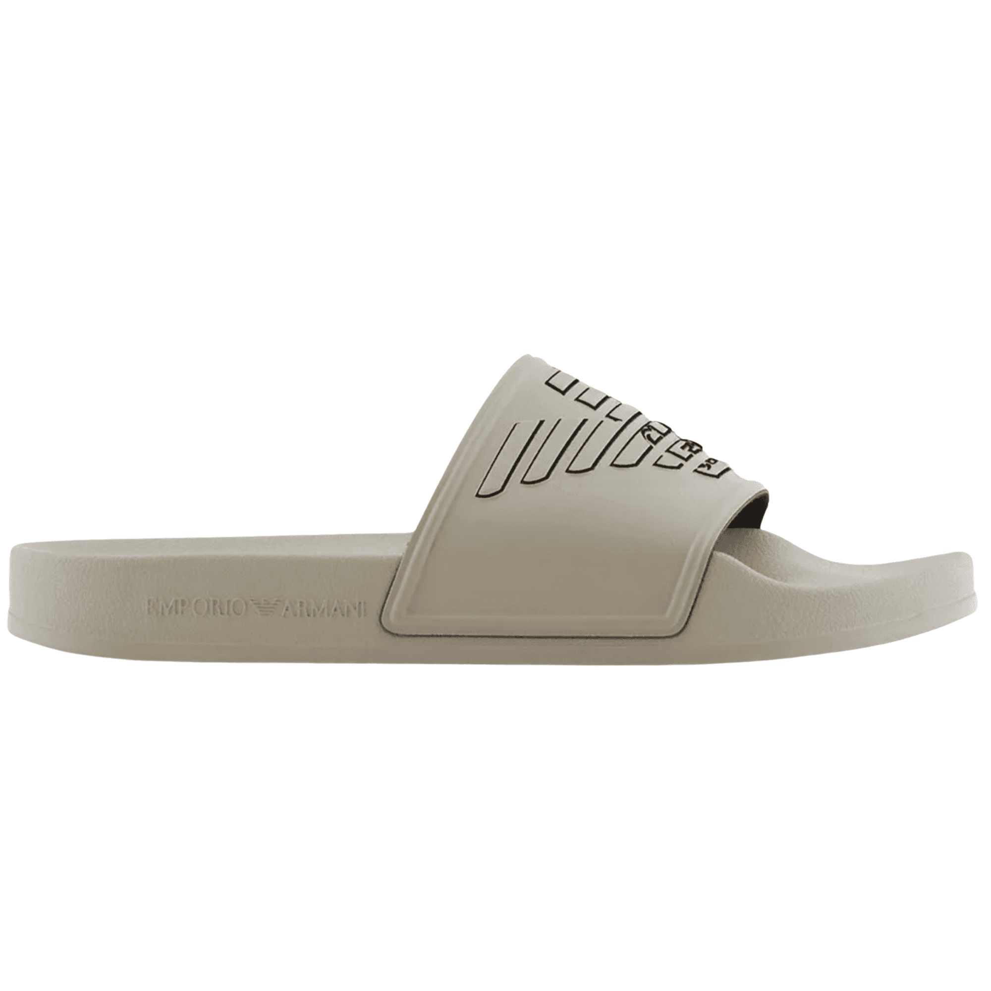 Eagle Logo Beige Rubber Slider