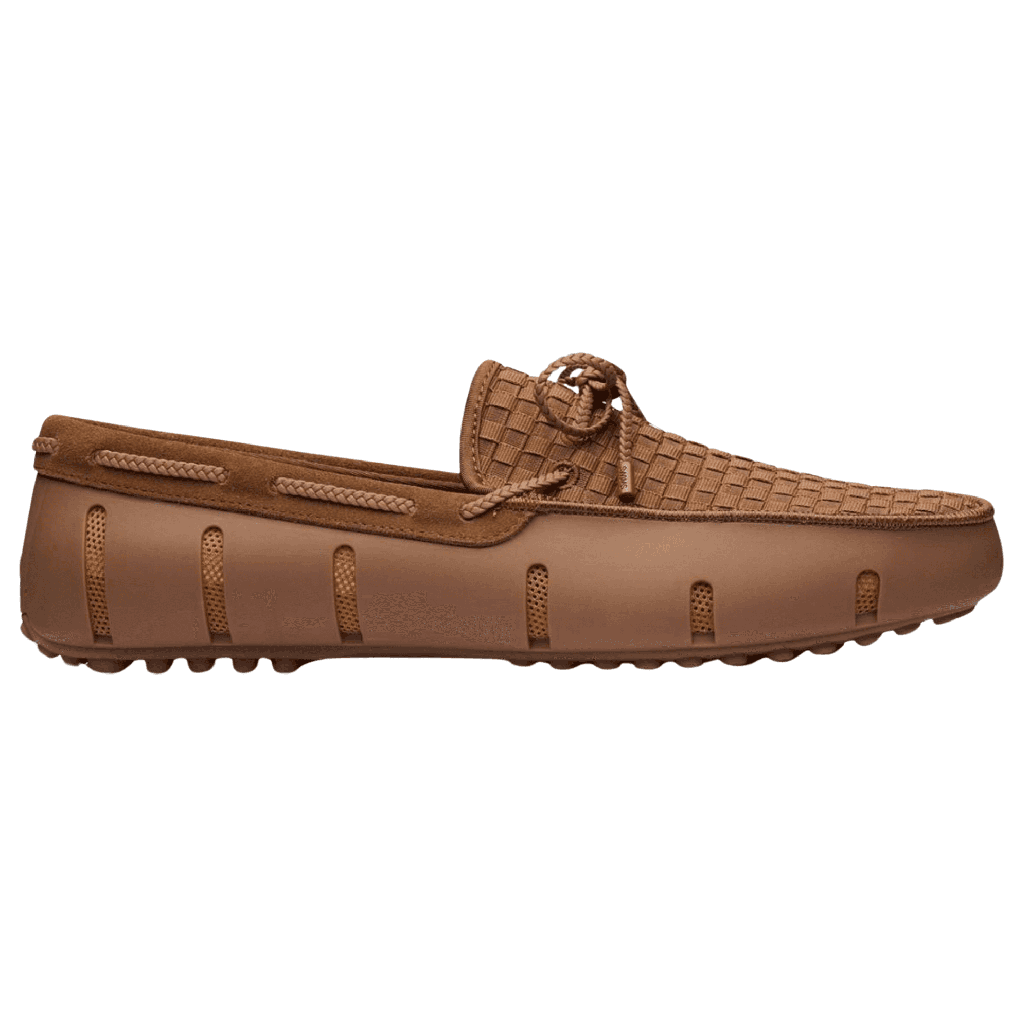 Brown Woven Driver Loafer