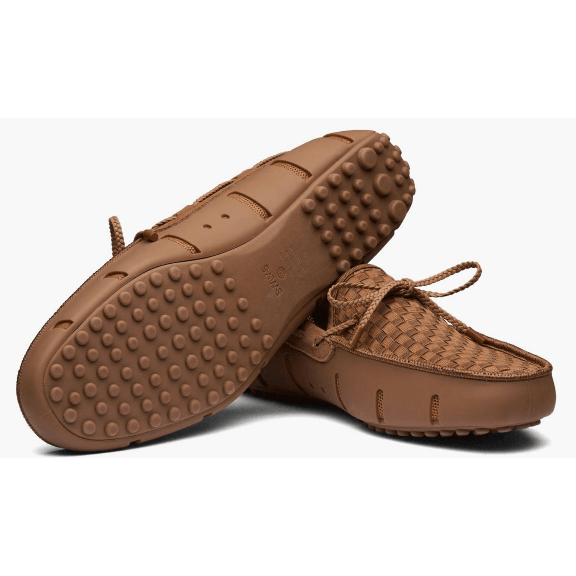 Brown Woven Driver Loafer