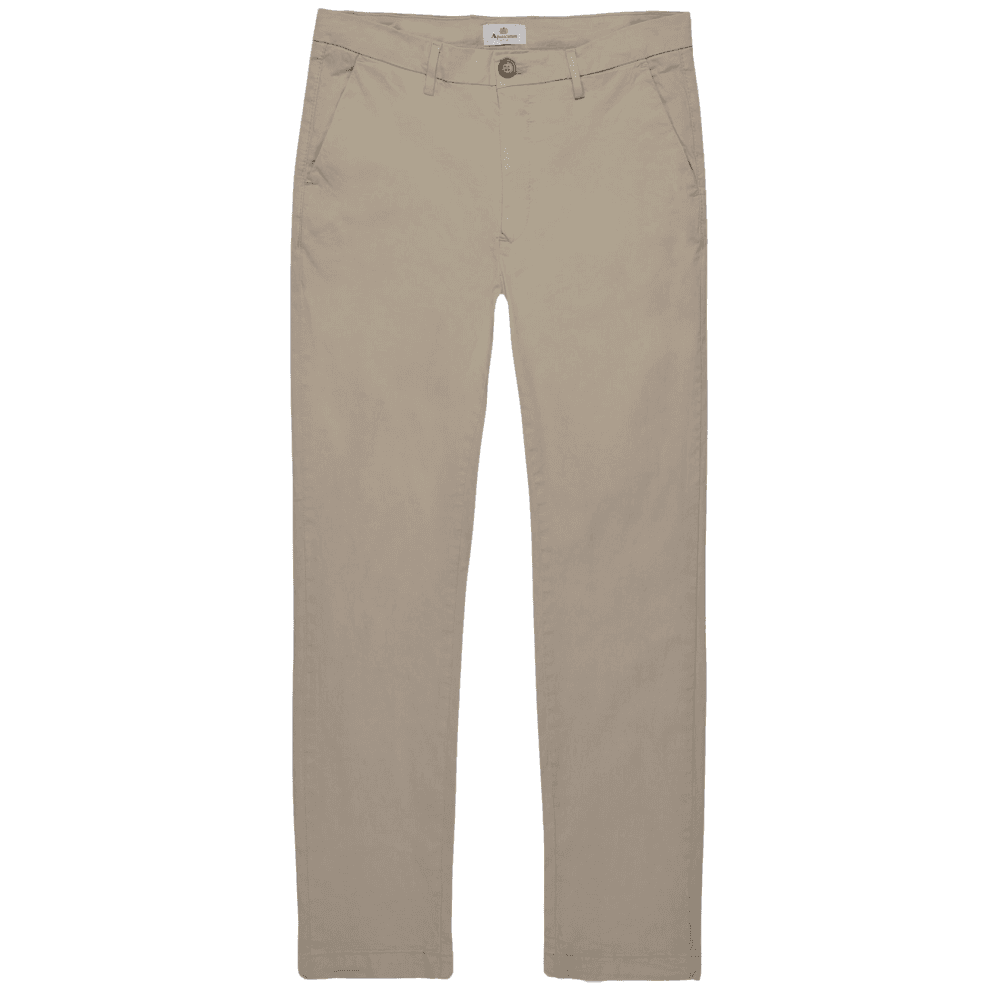 Cotton Beige Slim Fit Chino