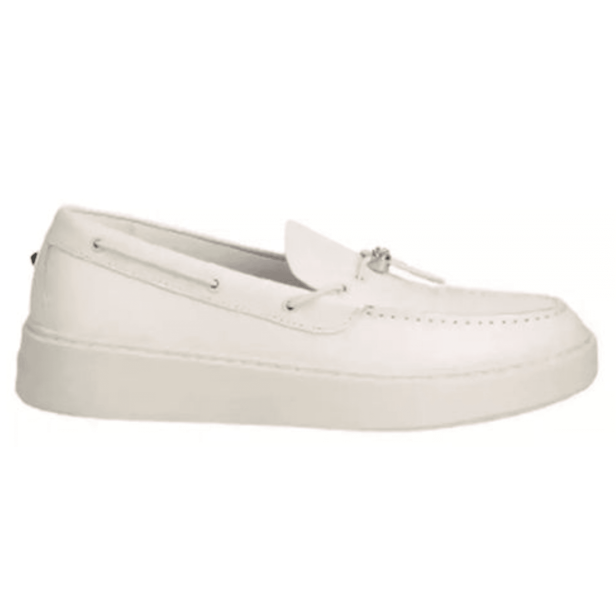 Flint II Deck White Leather Loafer