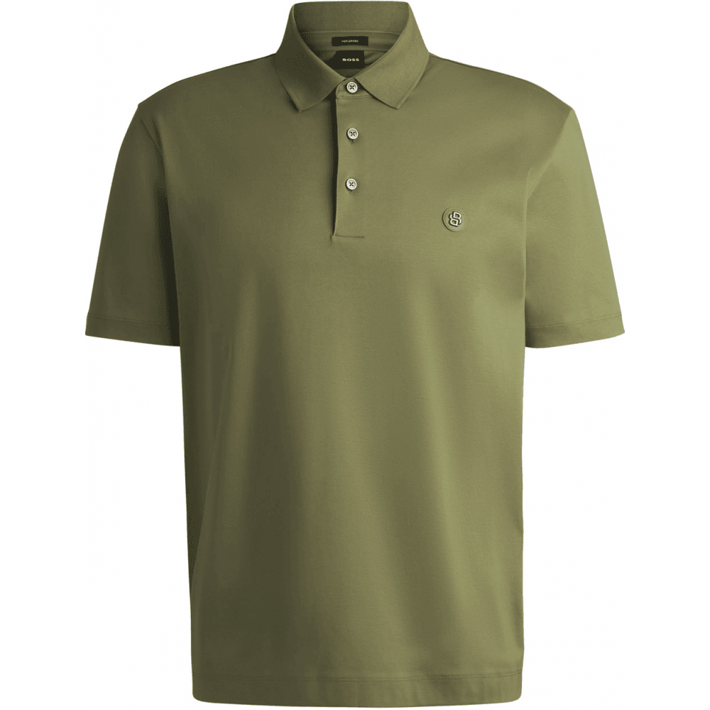 C-Parris Slim Fit Khaki Polo Shirt