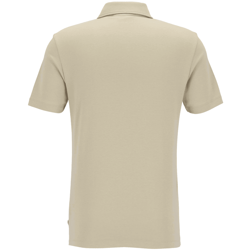 Palosh Cotton Rubberised Logo Beige Polo Shirt
