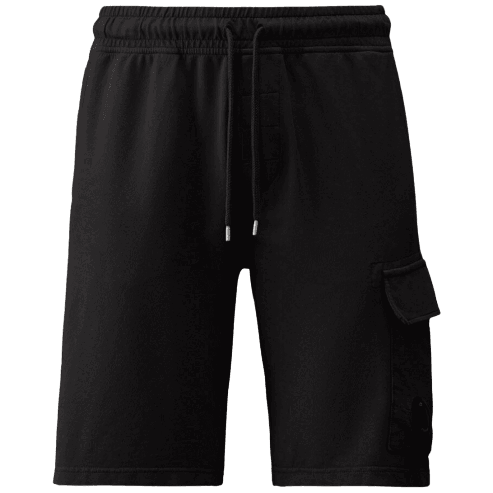 Light Fleece Lens Pocket Navy Cargo Shorts
