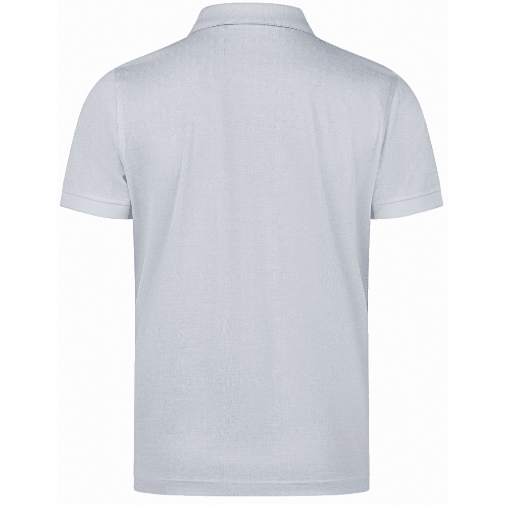 Cotton Monogram Logo Sky Blue Polo Shirt