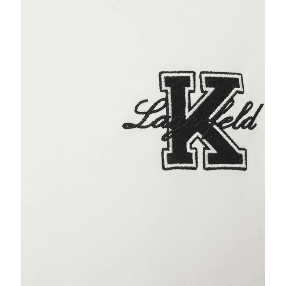 Signature Logo Loose Fit White T-Shirt