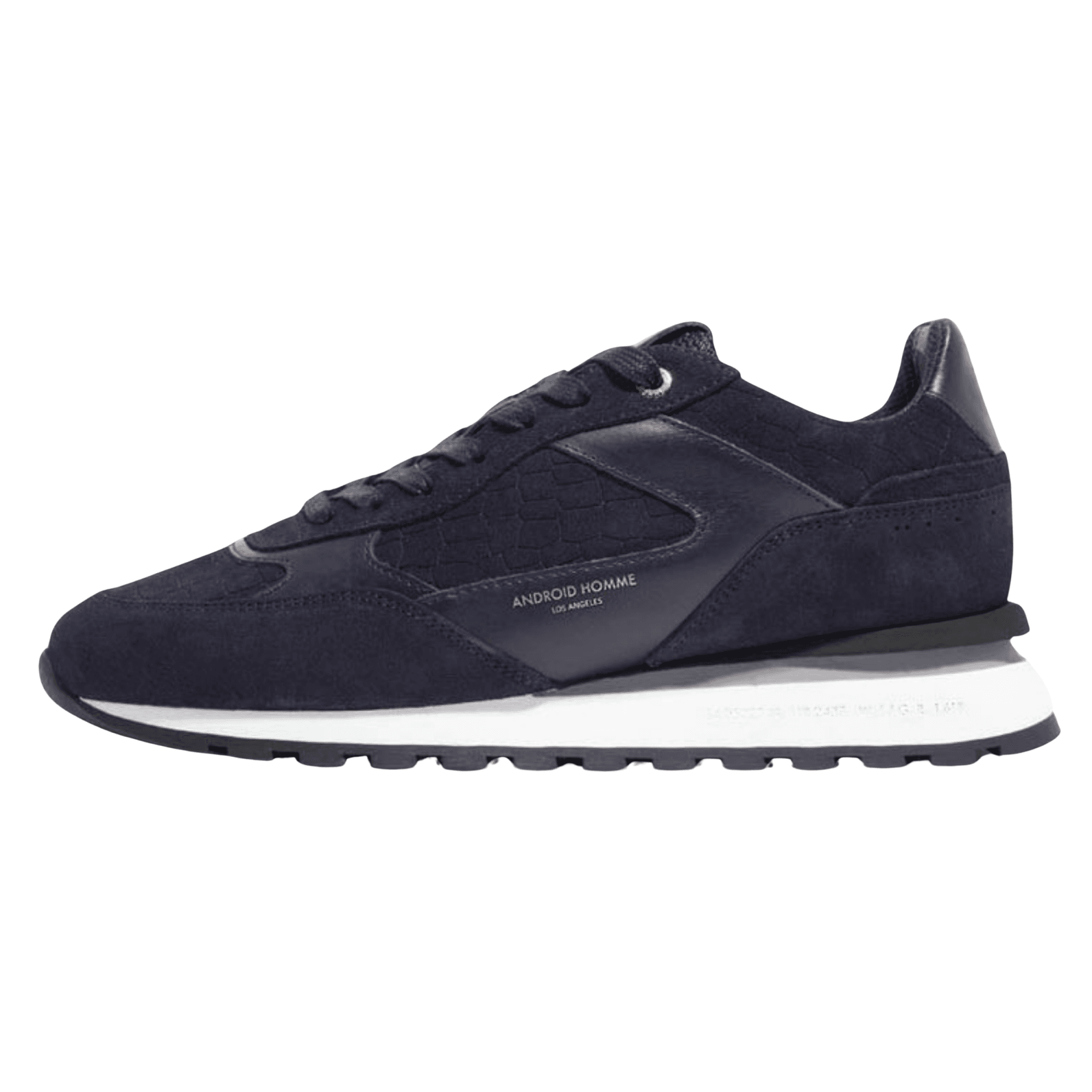 Lechuza Navy Suede Racer Sneaker