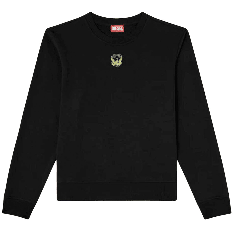 S-Ginn Embroidered Logo Black Sweatshirt